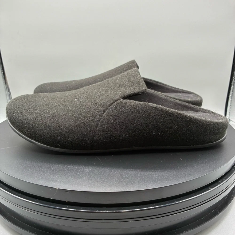 Fitflop Chrissie Suede Sandals Women’s 8.5 Black Slip On Mules - Picture 3 of 8